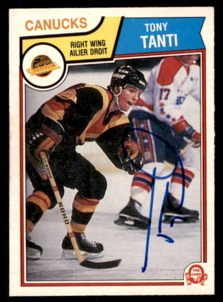Tony Tanti 1983 topps O-Pee-Chee