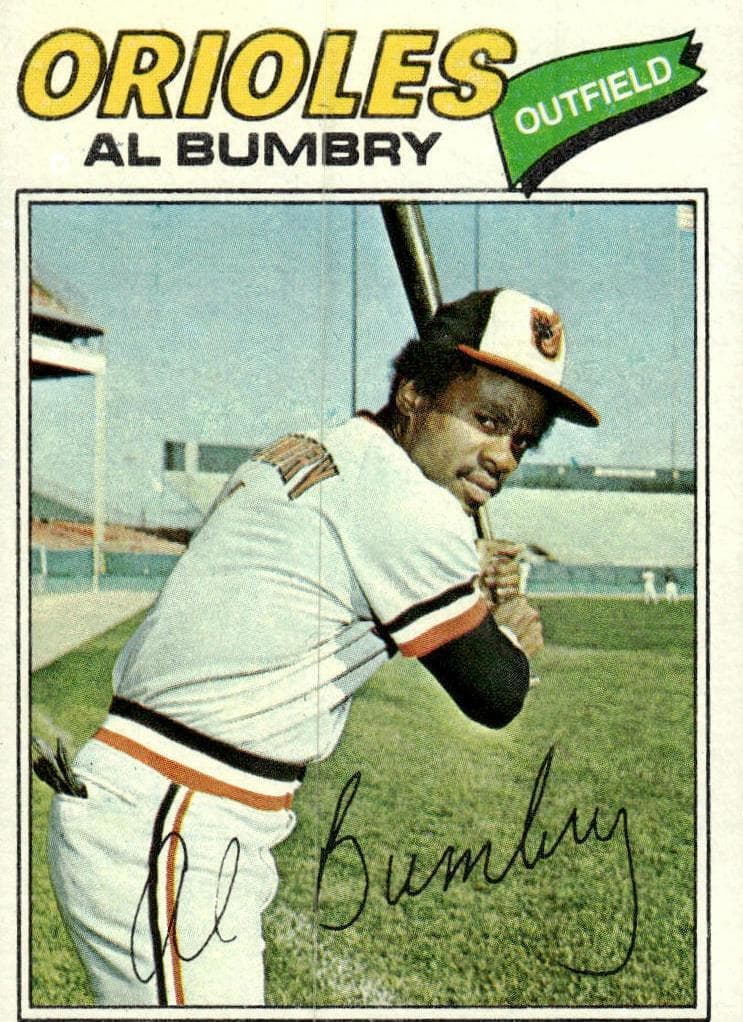 Al Bumbry 1977 topps Topps