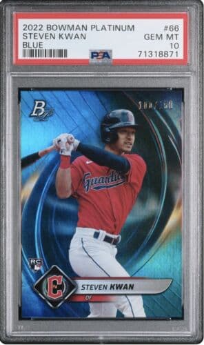 Steven Kwan 2022 bowman Bowman Platinum