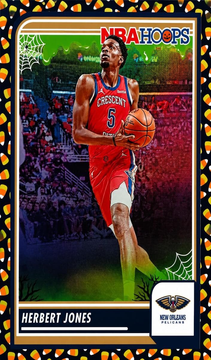 Herbert Jones 2023 panini Hoops Haunted Hoops