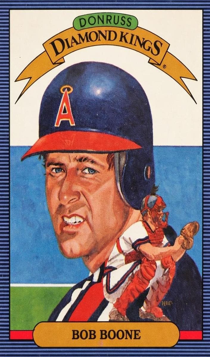 Bob Boone 1986 leaf