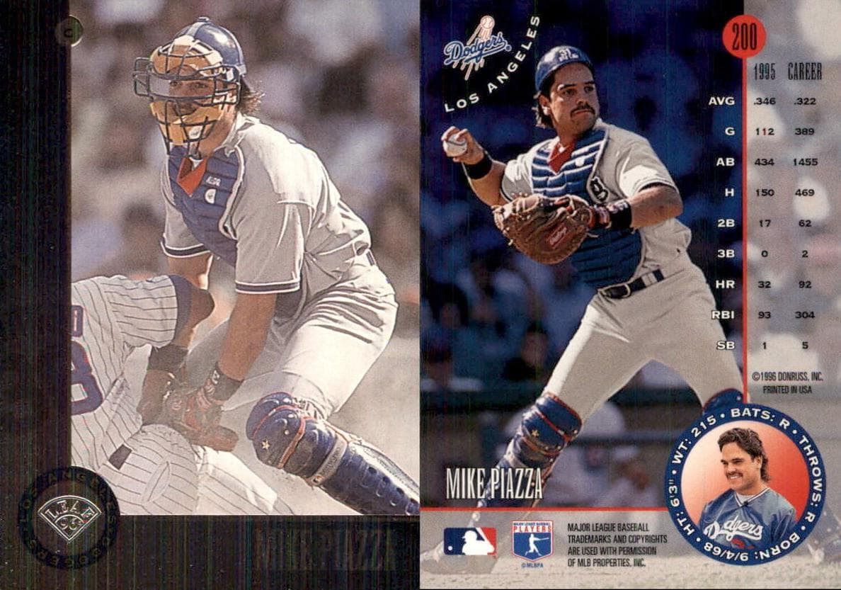 Mike Piazza 1996 leaf Leaf