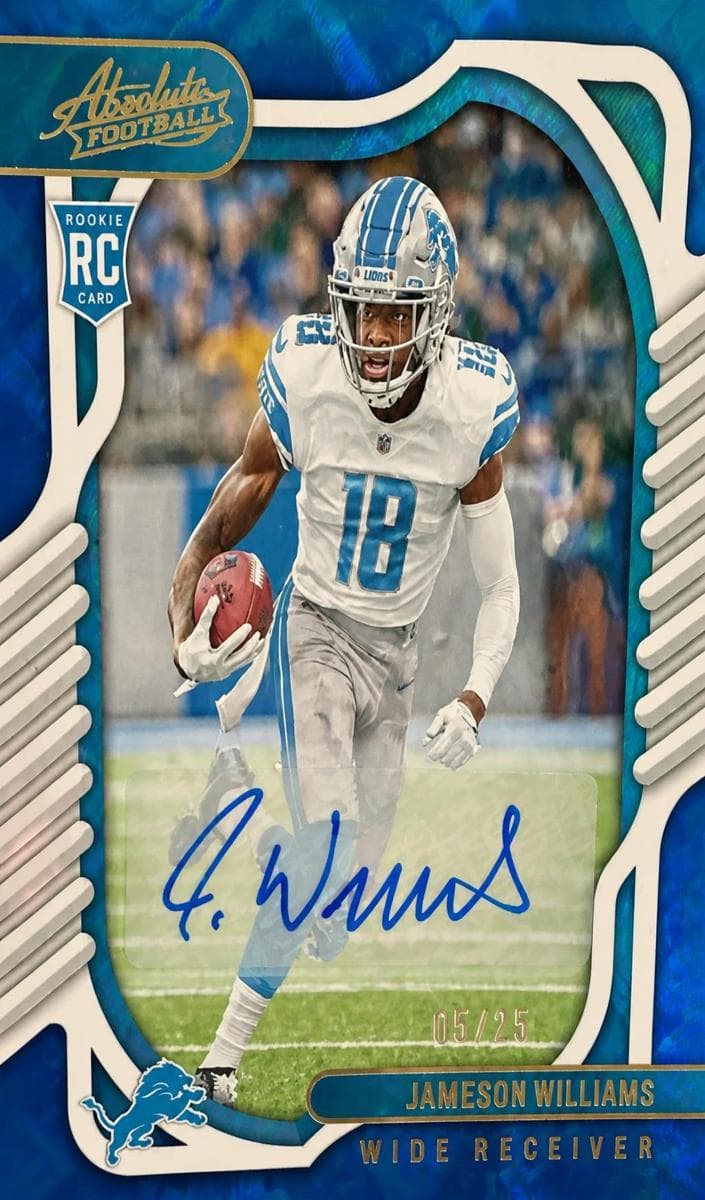 Jameson Williams trading card