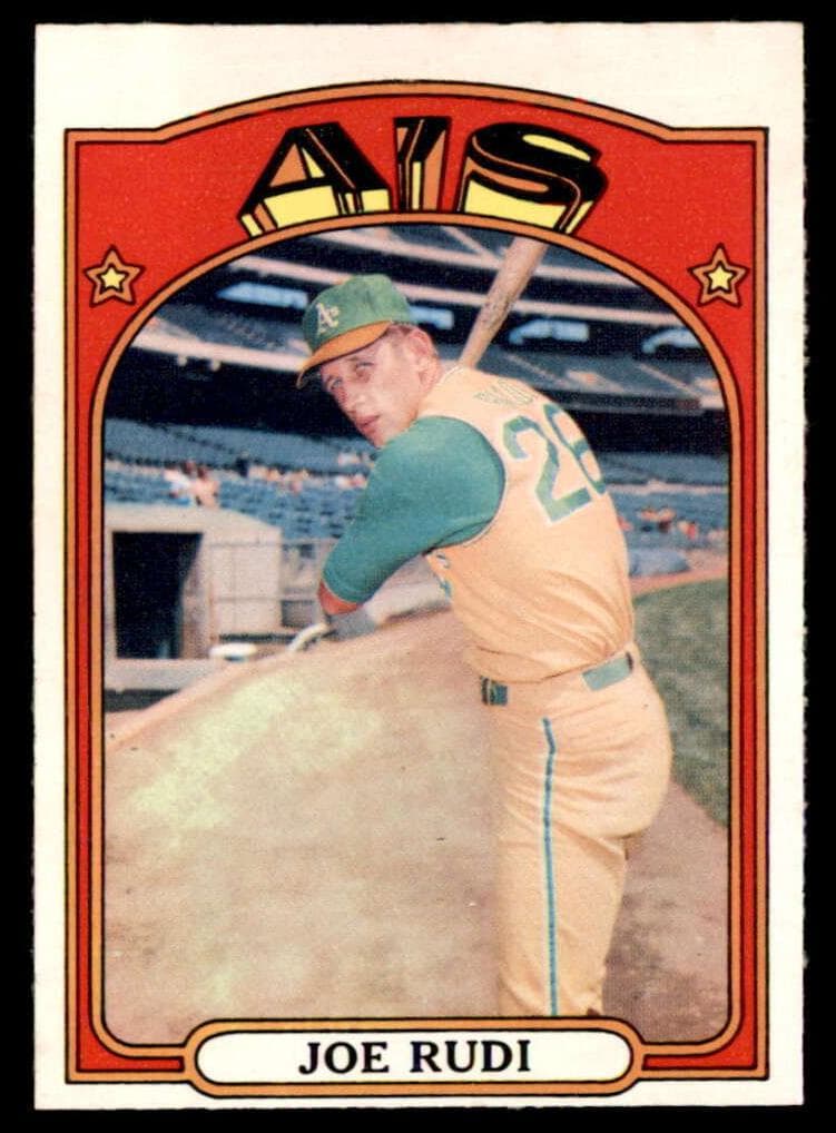 Joe Rudi 1972 topps O-Pee-Chee