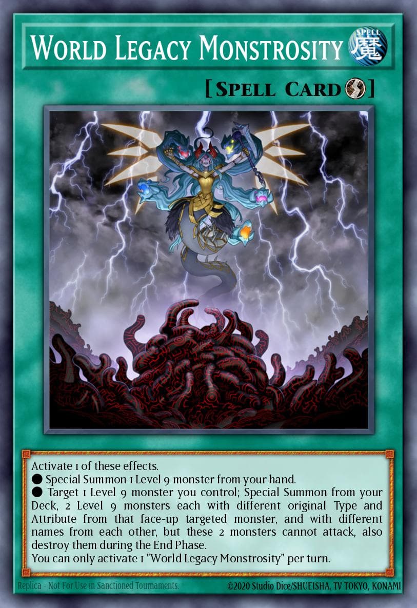 World Legacy Monstrosity 2019 Yu-Gi-Oh! Dark Neostorm