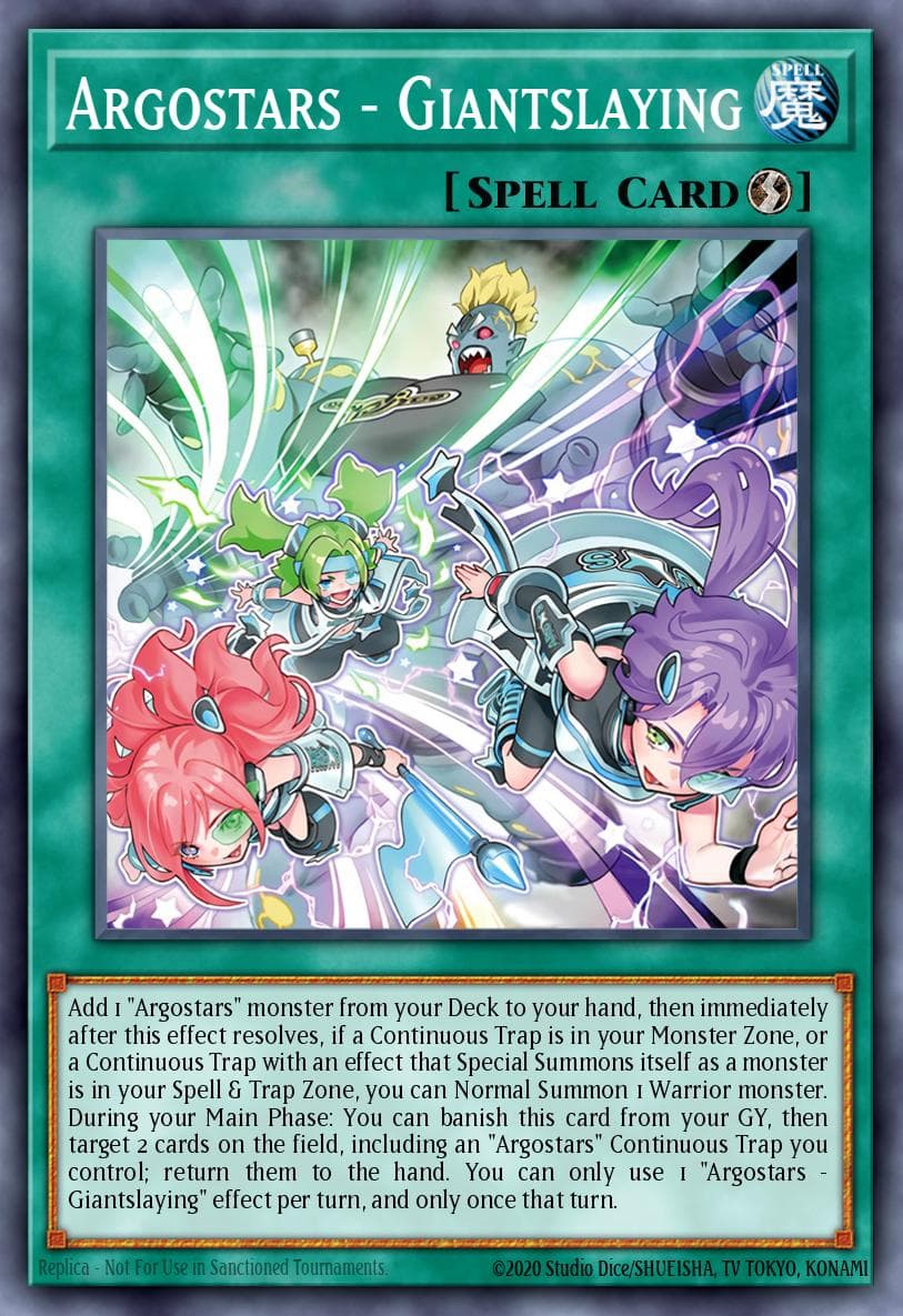 Argostars - Giantslaying 2025 Yu-Gi-Oh! Alliance Insight