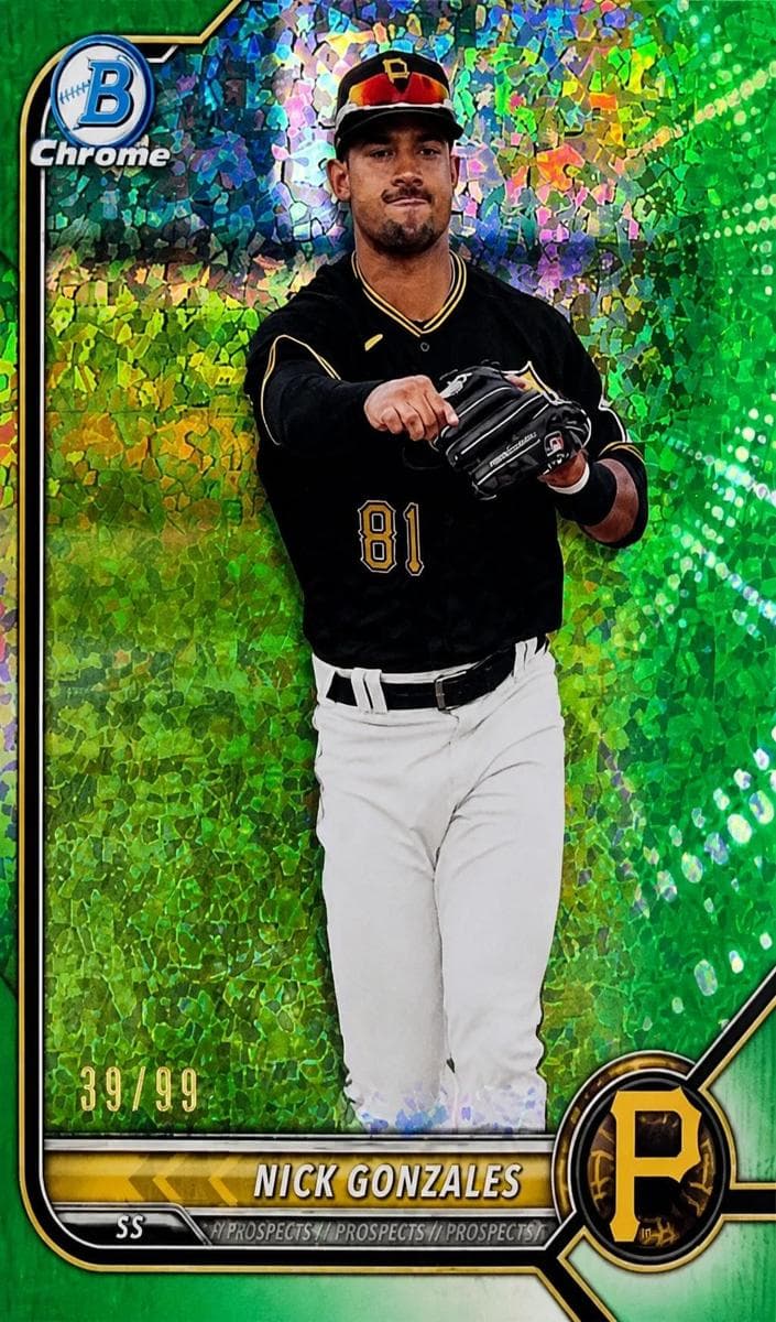 Nick Gonzales 2022 bowman Bowman