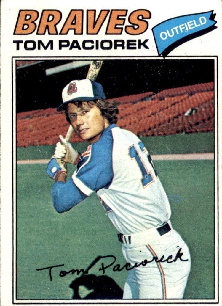Tom Paciorek 1977 topps Topps