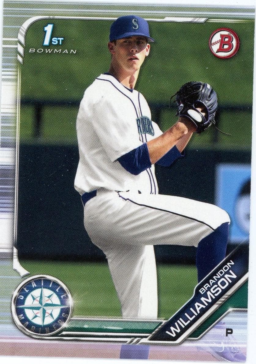 Brandon Williamson 2019 bowman Bowman Draft