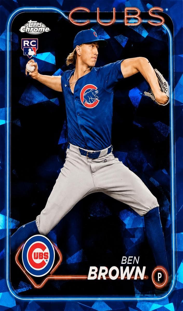 Ben Brown 2024 topps Topps Chrome Update Sapphire Edition