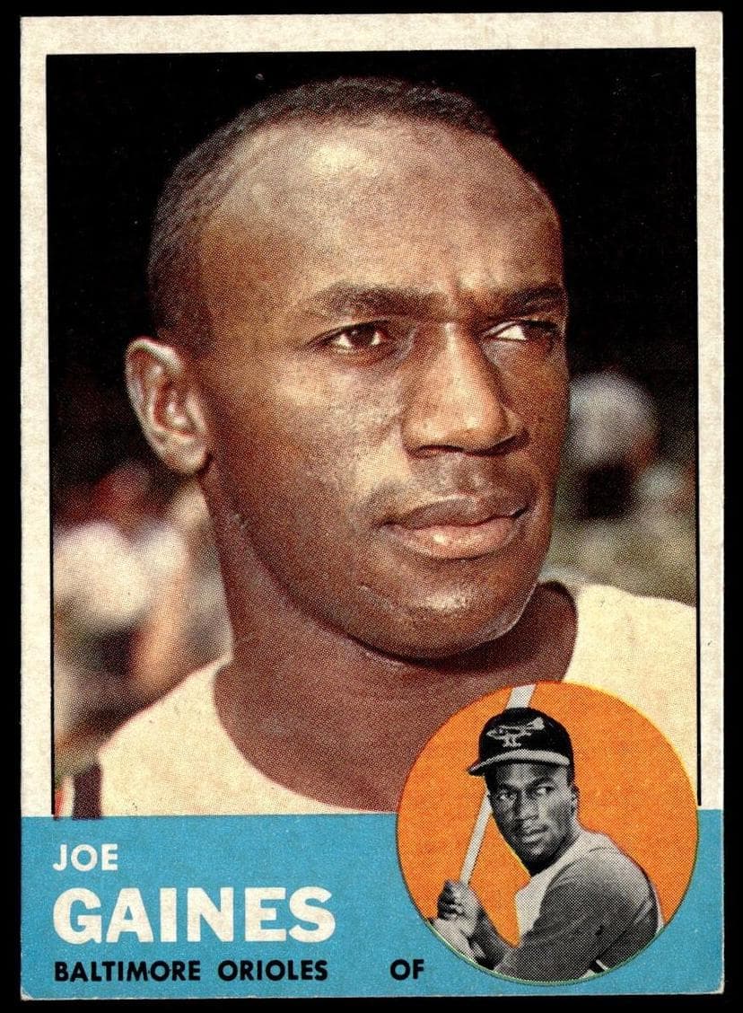 Joe Gaines 1963 topps Topps