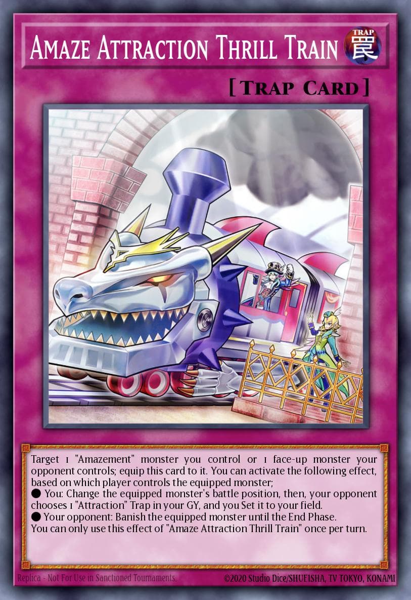 Amaze Attraction Thrill Train 2024 Yu-Gi-Oh!