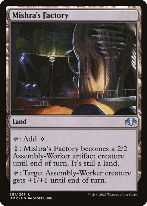 Mishra's Factory 2021 Magic: The Gathering Modern Horizons 2