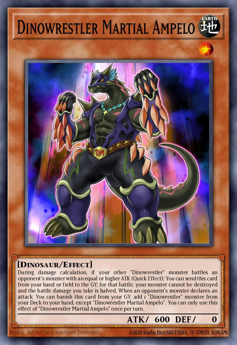Dinowrestler Martial Ampelo #CHIM-EN006