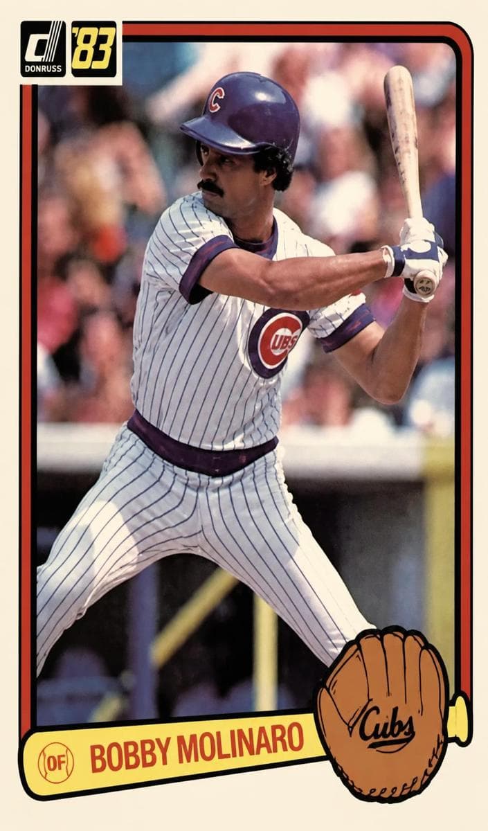 Bobby Molinaro 1983 panini Donruss