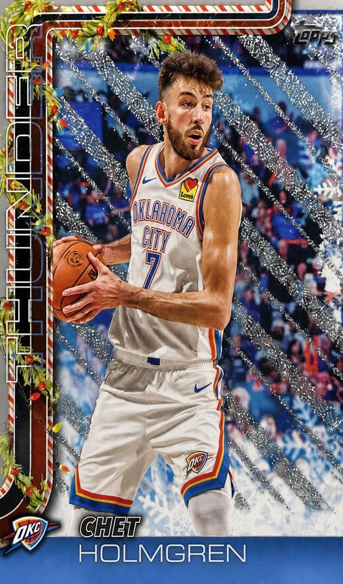 Chet Holmgren 2025 topps Topps Holiday