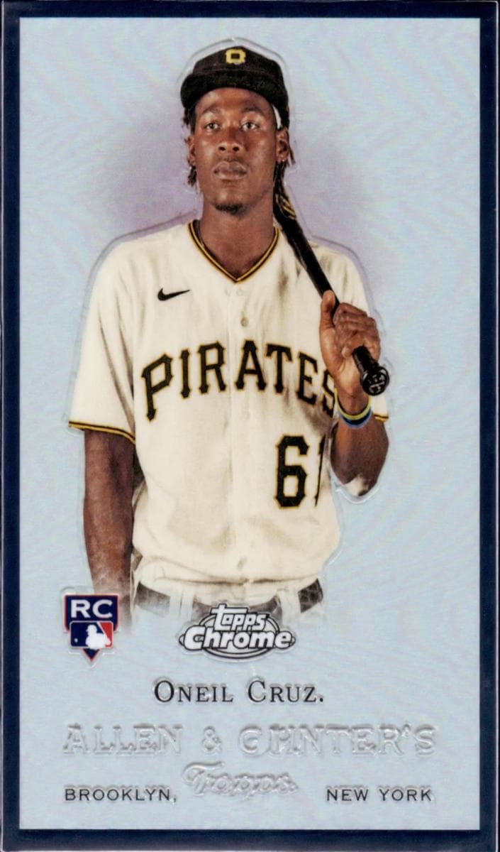 Oneil Cruz 2022 topps Topps Allen & Ginter Chrome