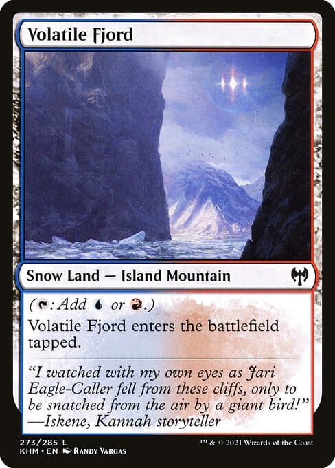 Volatile Fjord 2021 Magic: The Gathering Kaldheim