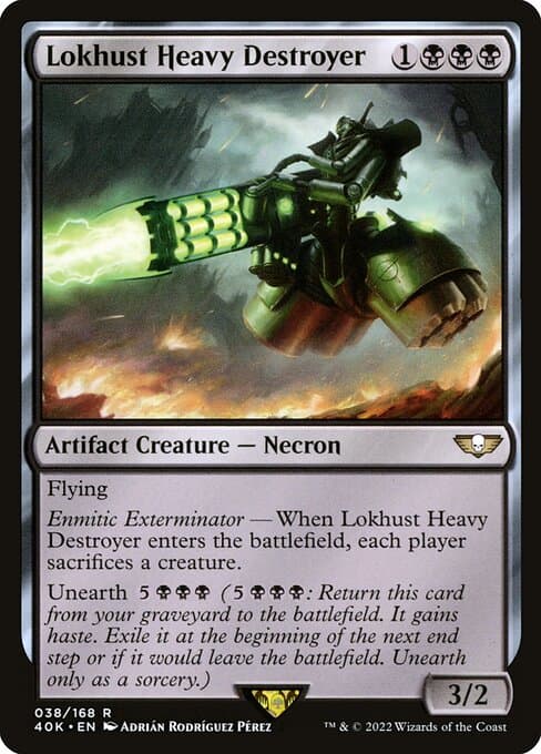 Lokhust Heavy Destroyer 2022 Magic: The Gathering Warhammer 40,000