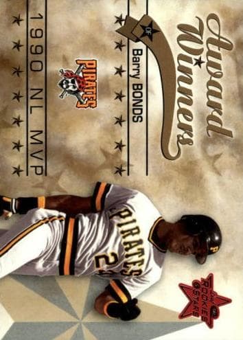 Barry Bonds 2002 leaf Rookies And Stars