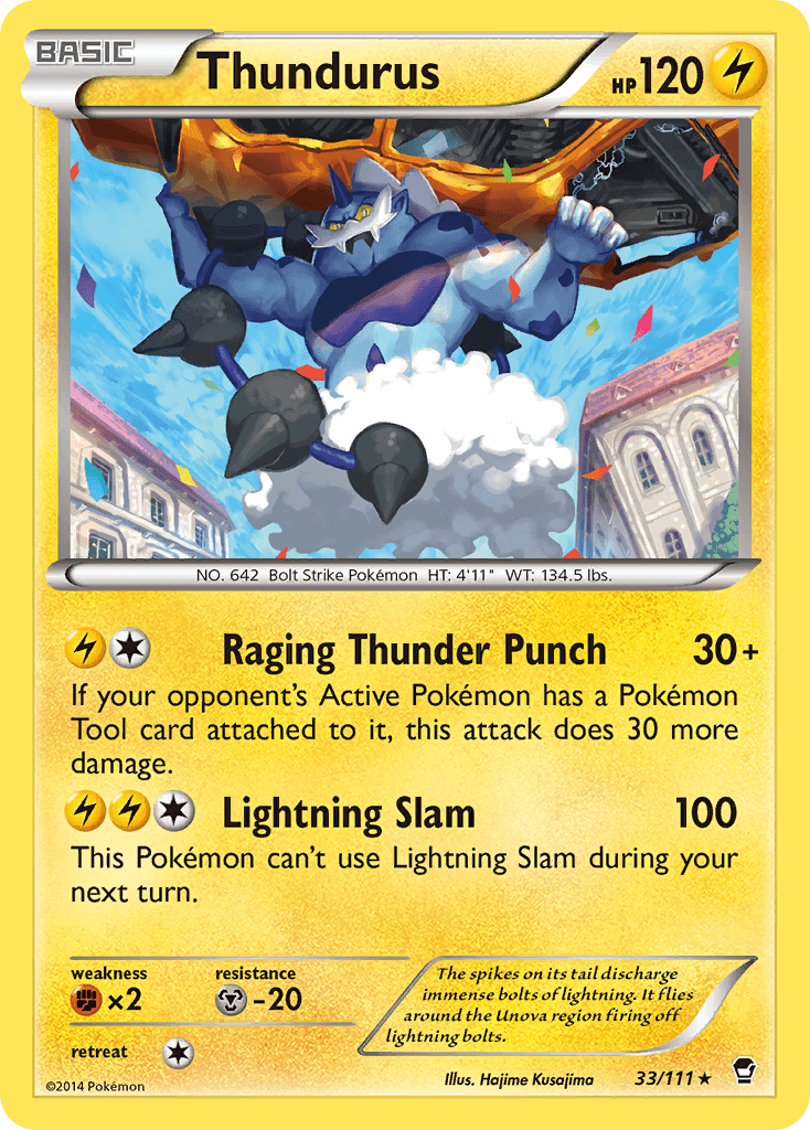 Thundurus 2014 Pokemon Furious Fists