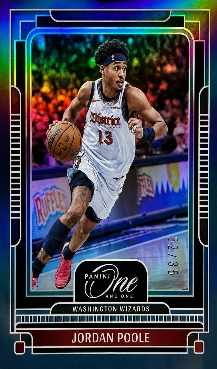 Jordan Poole 2024 panini Panini One and One