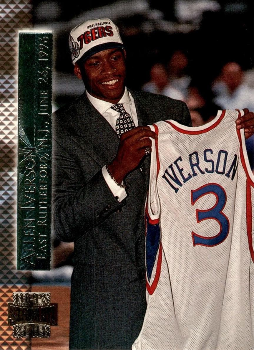 Allen Iverson 1996 unknown Stadium Club