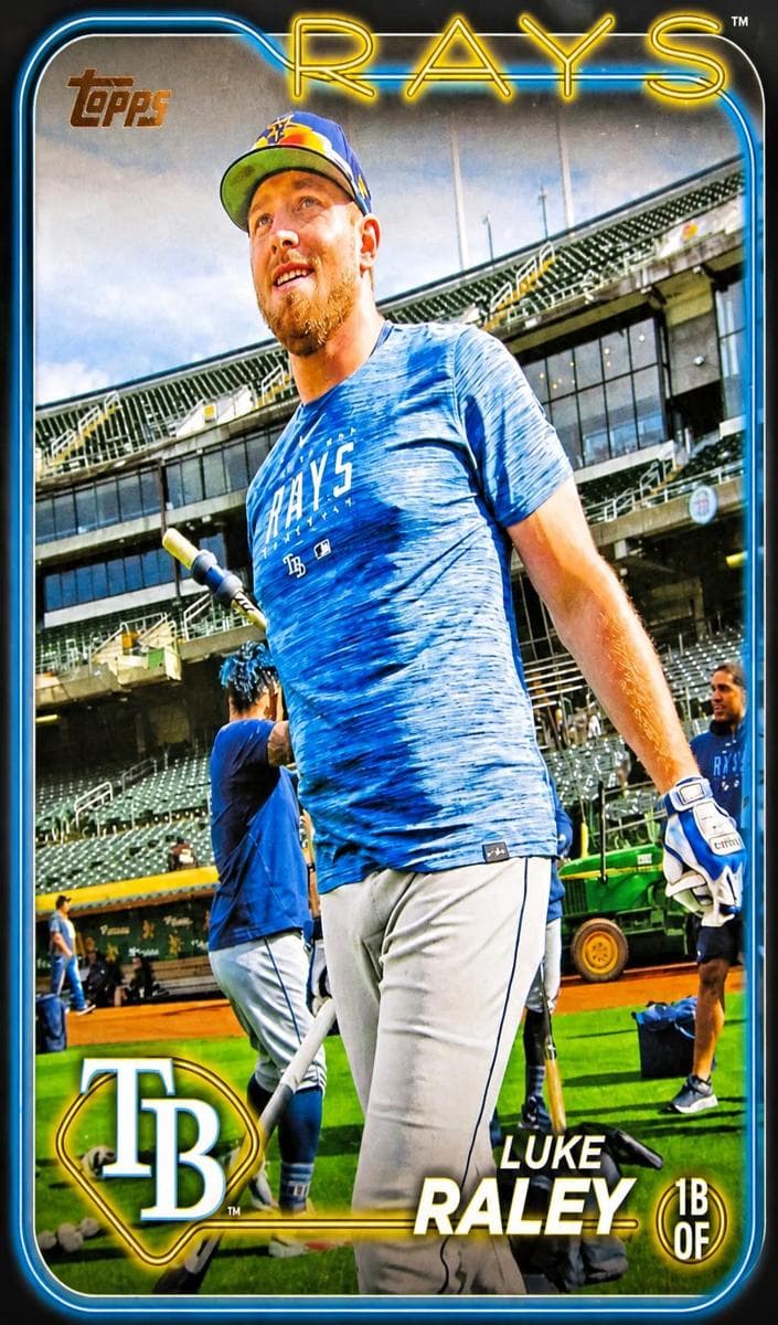 Luke Raley trading card