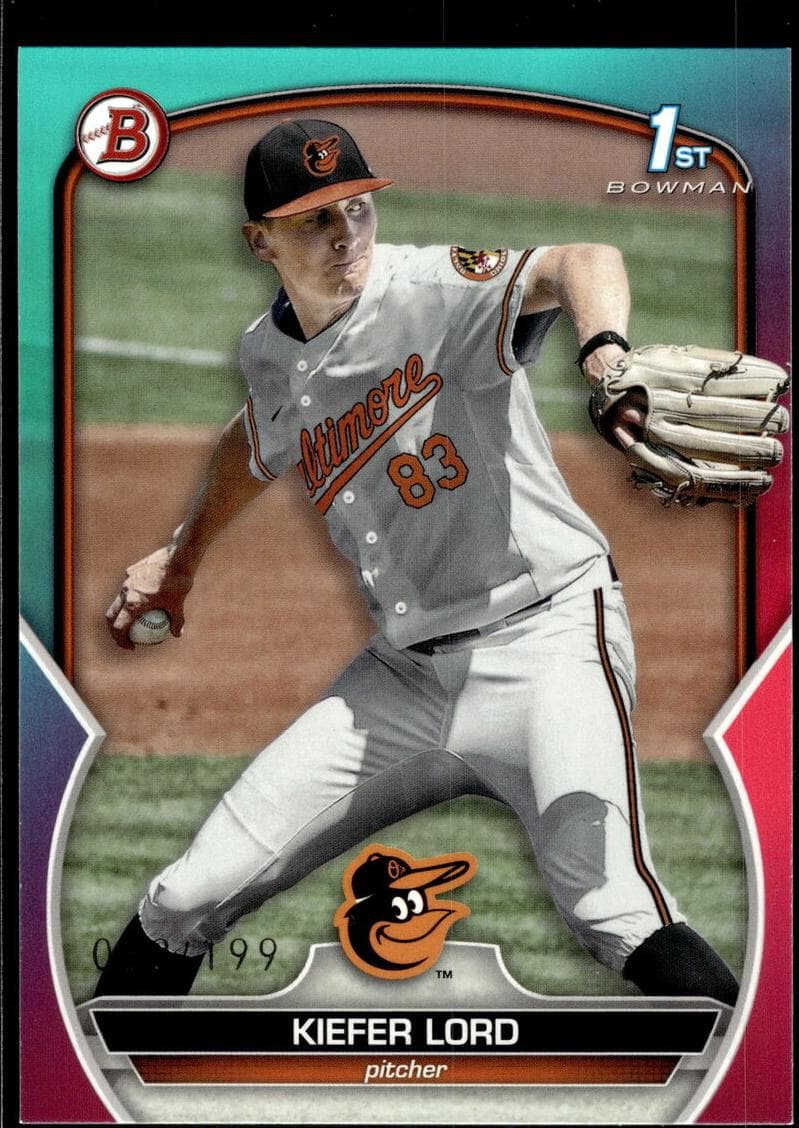 Kiefer Lord 2023 bowman Bowman Draft