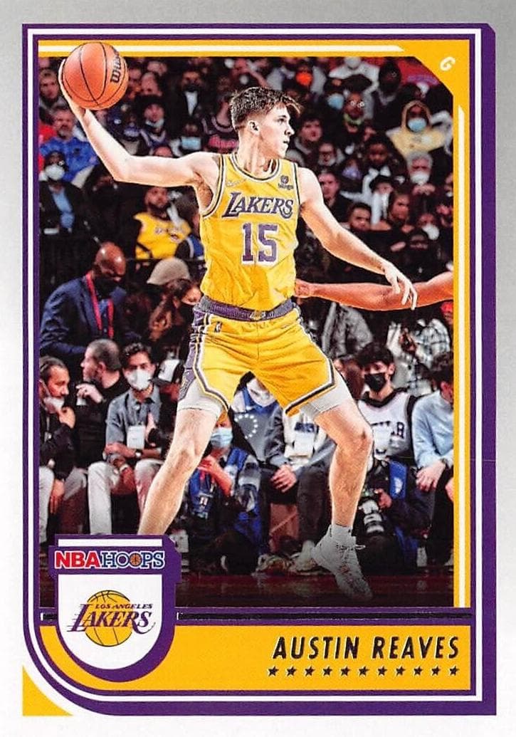 Austin Reaves 2022 panini Hoops Winter