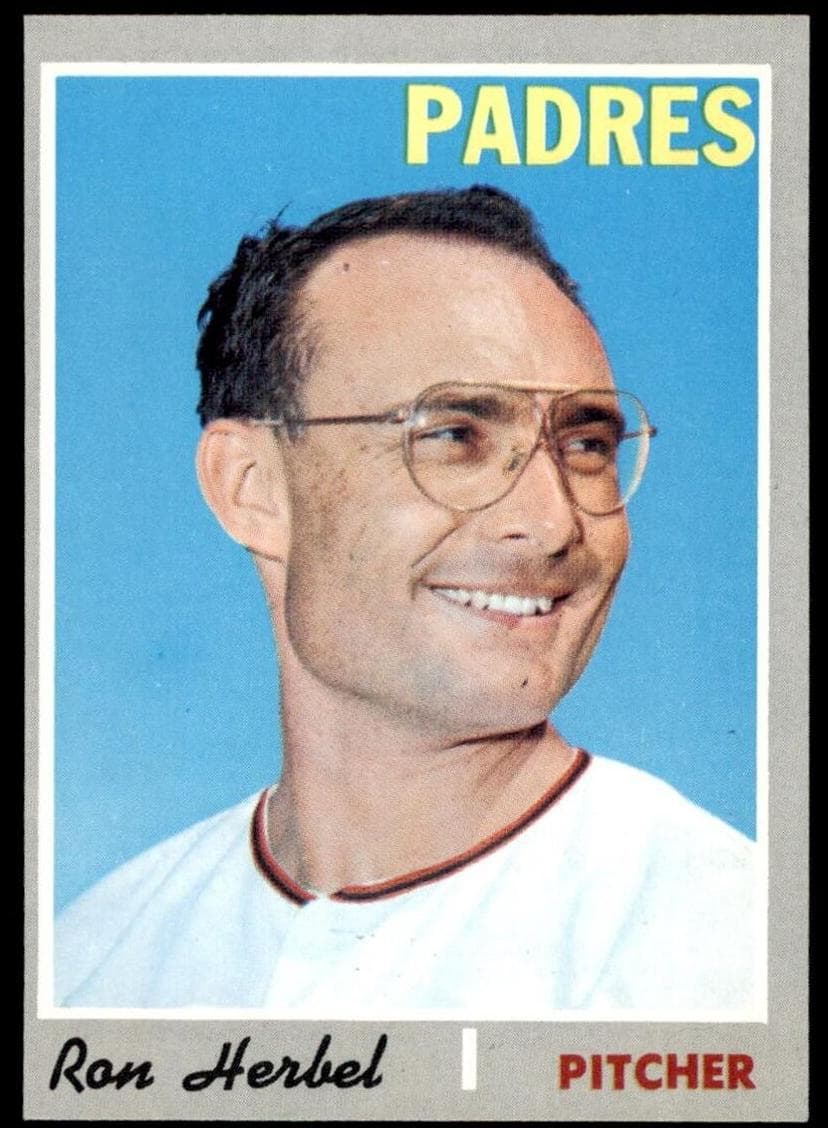 Ron Herbel 1970 topps Topps