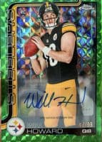Will Howard 2025 topps Topps Chrome Sapphire