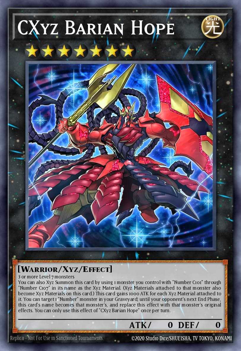CXyz Barian Hope 2014 Yu-Gi-Oh!