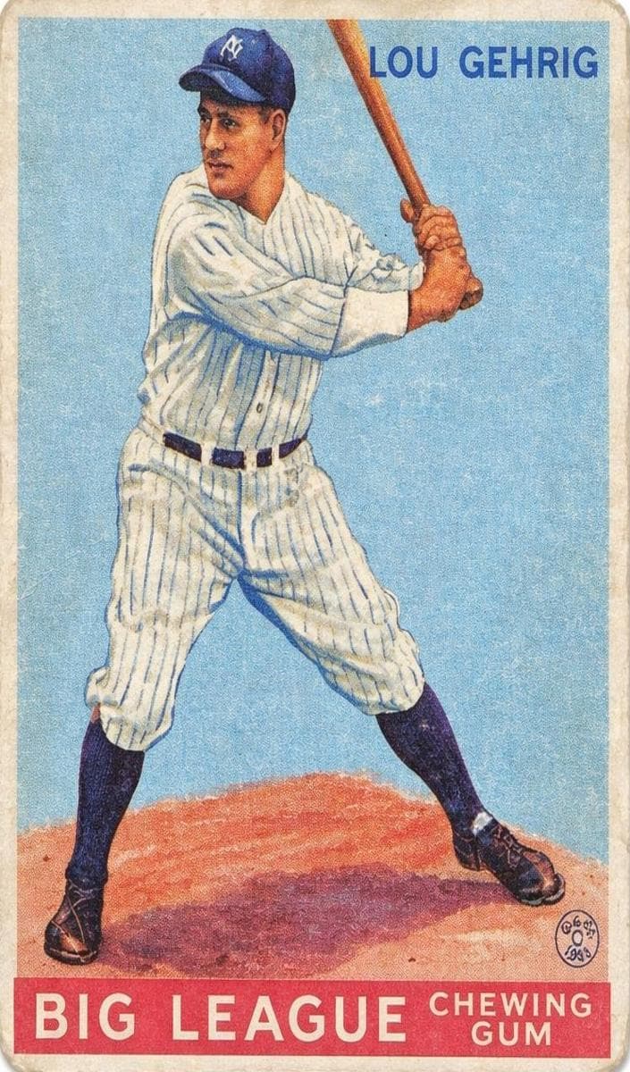 Lou Gehrig 1933 unknown Goudey