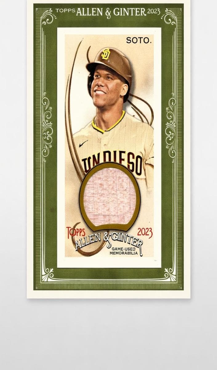 Juan Soto 2023 topps Topps Allen & Ginter