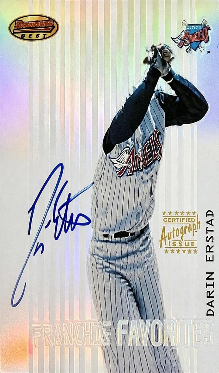 Darin Erstad 2001 bowman Bowman's Best