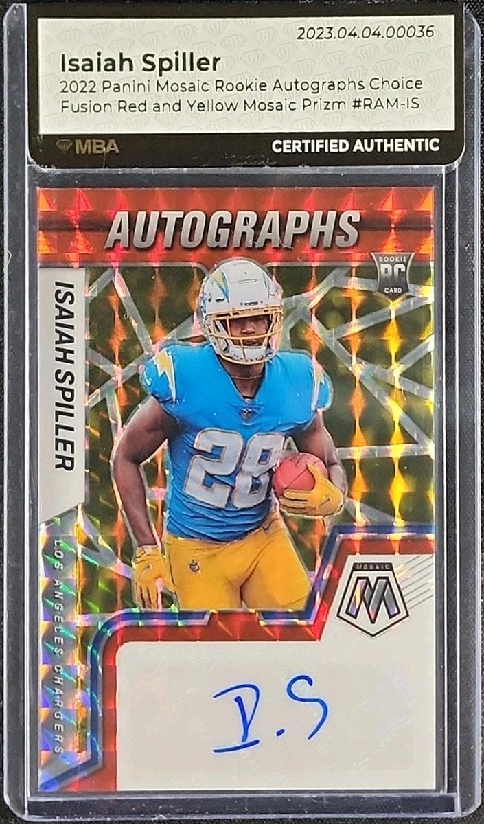 Isaiah Spiller 2022 panini Panini Mosaic