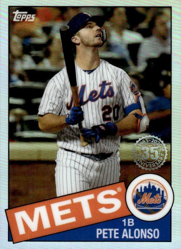 Pete Alonso 2020 topps Topps Chrome