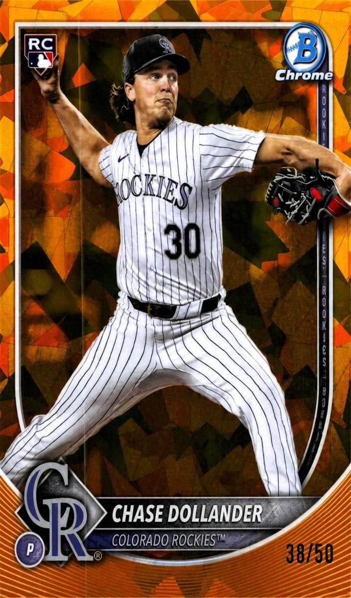 Chase Dollander 2025 bowman Bowman Chrome Sapphire Edition