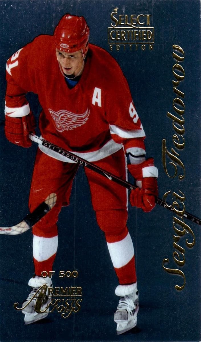 Sergei Fedorov 1996 panini Select Certified