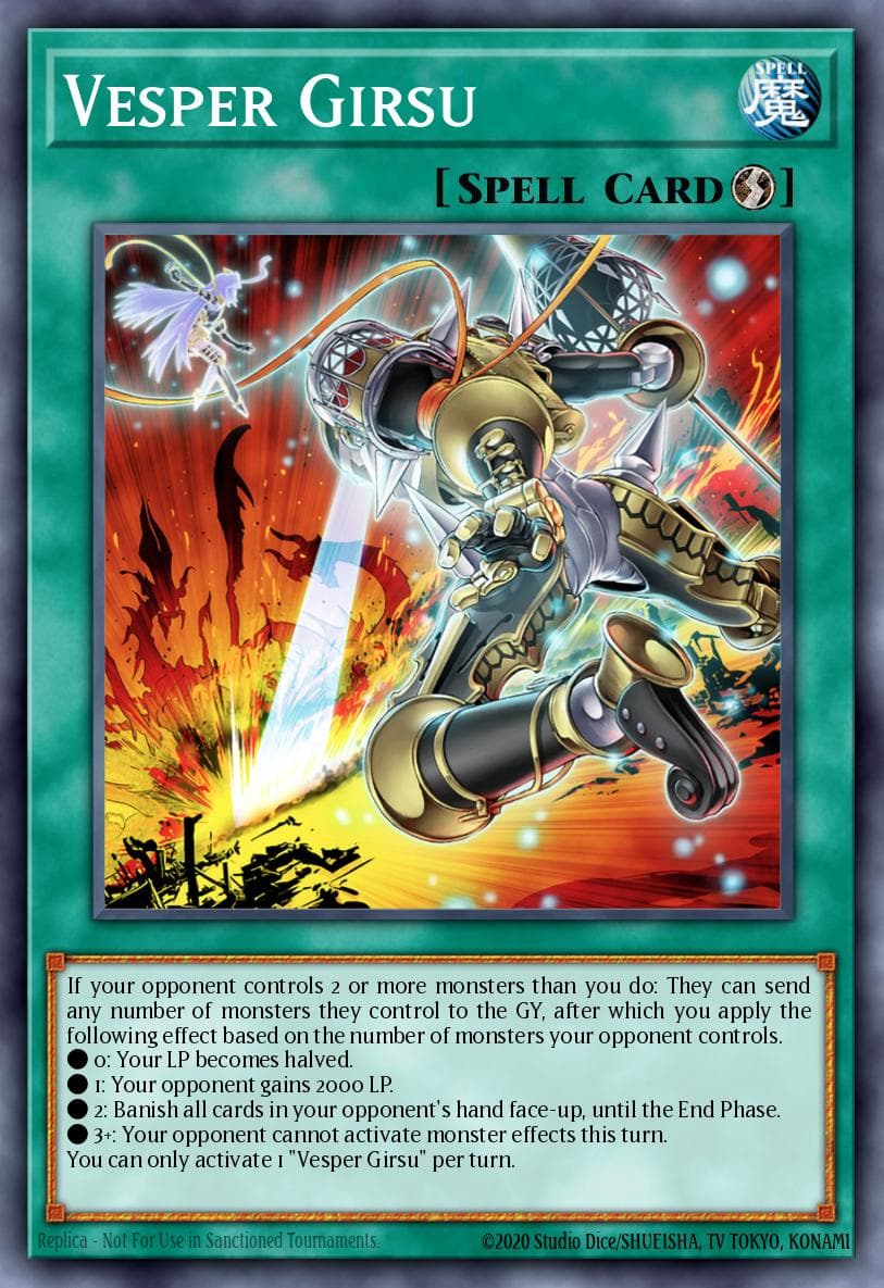 Vesper Girsu 2025 Yu-Gi-Oh! 2025 Mega Pack Tin
