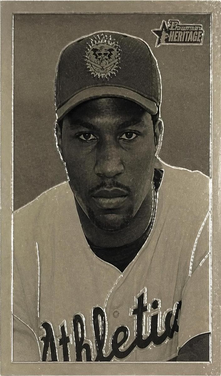 Jermaine Dye 2001 bowman Heritage Chrome