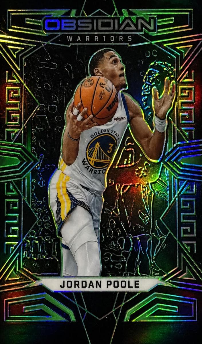 Jordan Poole 2022 panini Panini Obsidian