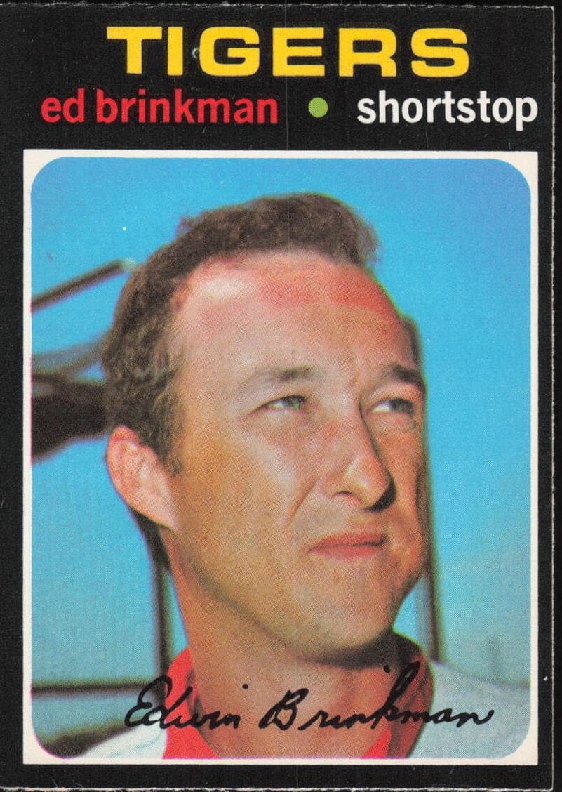 Ed Brinkman 1971 topps O-Pee-Chee