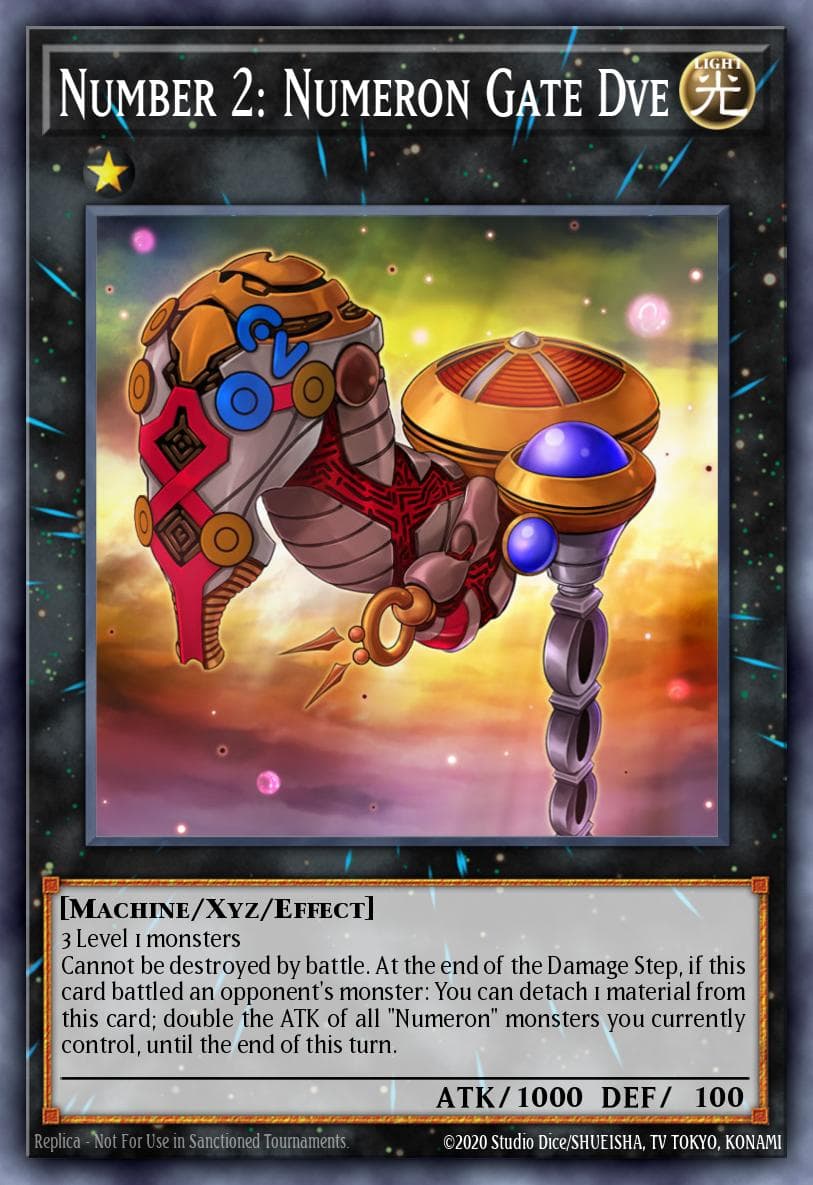 Number 2: Numeron Gate Dve 2021 Yu-Gi-Oh! Maximum Gold: El Dorado