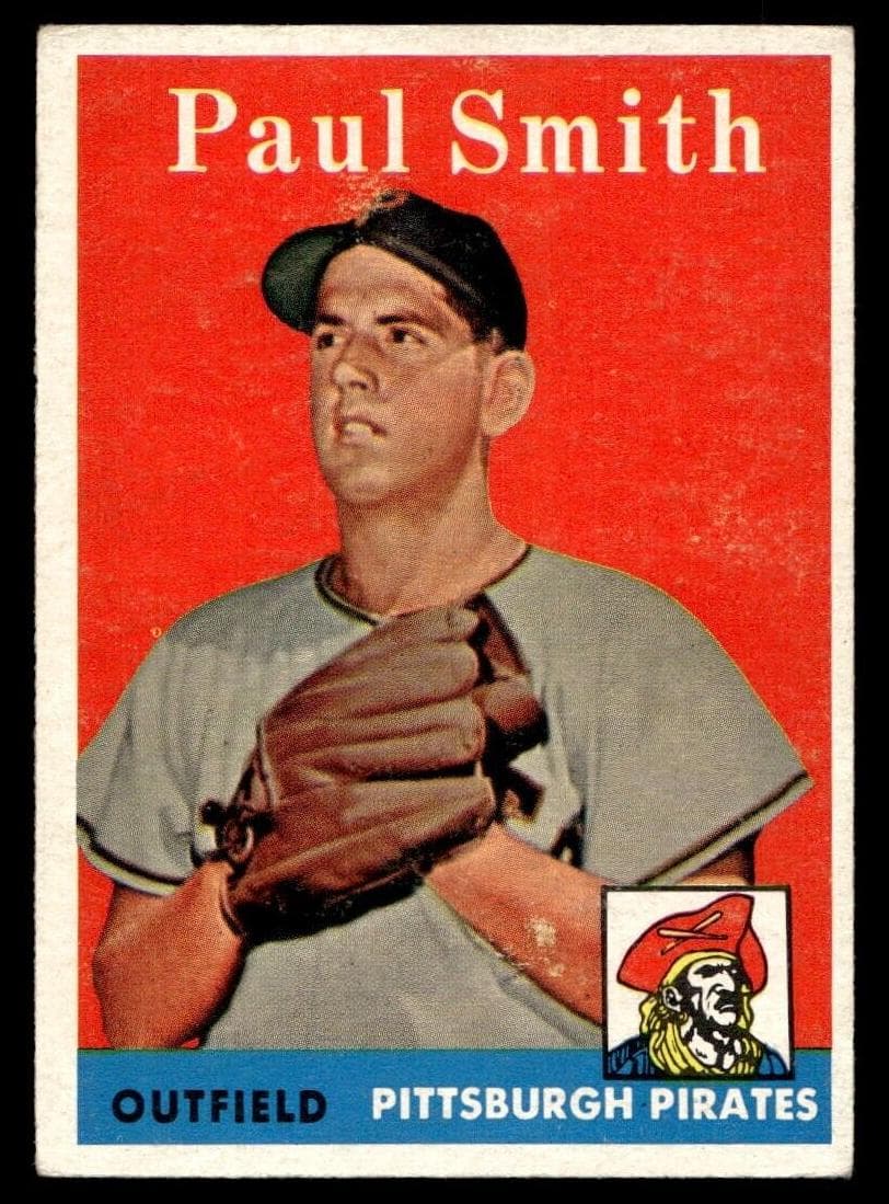 Paul Smith 1958 topps Topps