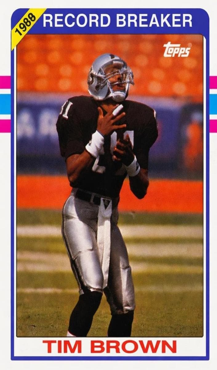 Tim Brown 1989 topps