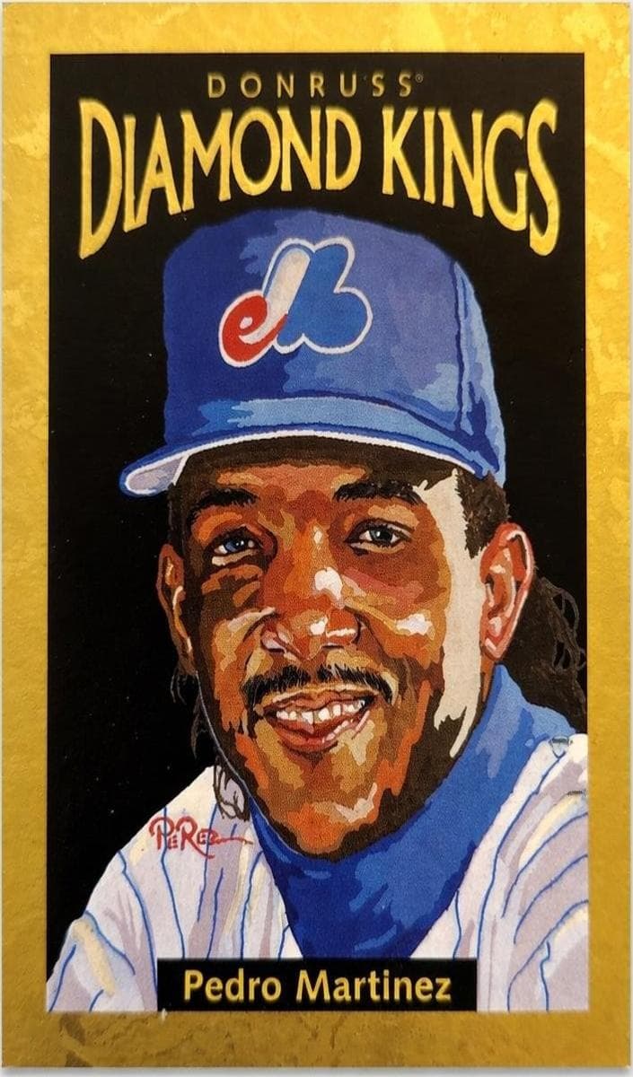 Pedro Martinez 1996 panini Donruss