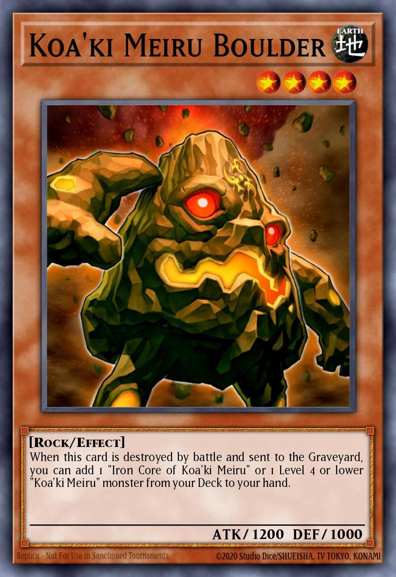 Koa'ki Meiru Boulder 2009 Yu-Gi-Oh! Ancient Prophecy