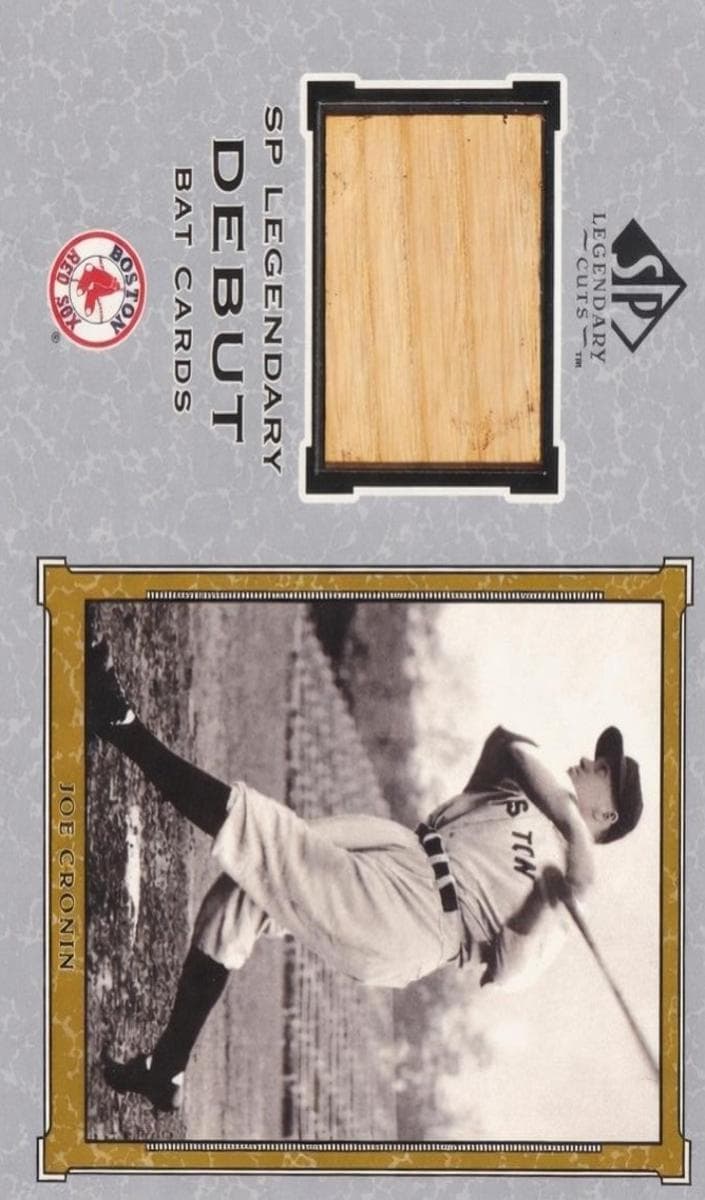 Joe Cronin 2001 unknown SP Legendary Cuts